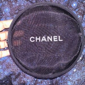 CHANEL Elegant Black Mesh Case